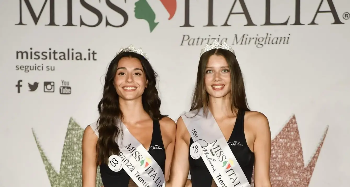 A Fiera di Primiero assegnati i titoli di Miss Miluna e Miss Eleganza a Chiara e Morgana, entrambe di Rovereto