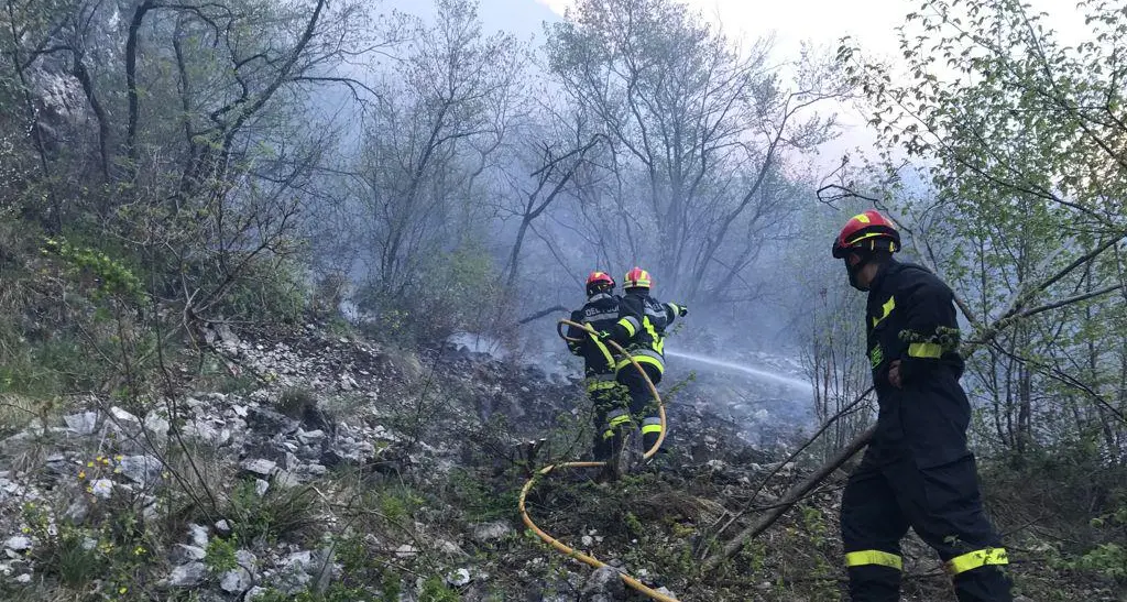 Dagli interventi sulla Sp235 al pappagallo Pepito, viaggio tra i pompieri di Zambana