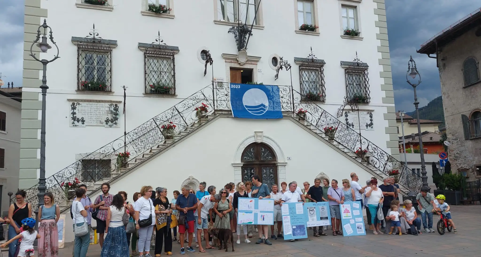 Termossidatore di Pergine, manifestazione di protesta contro l’impianto sperimentale