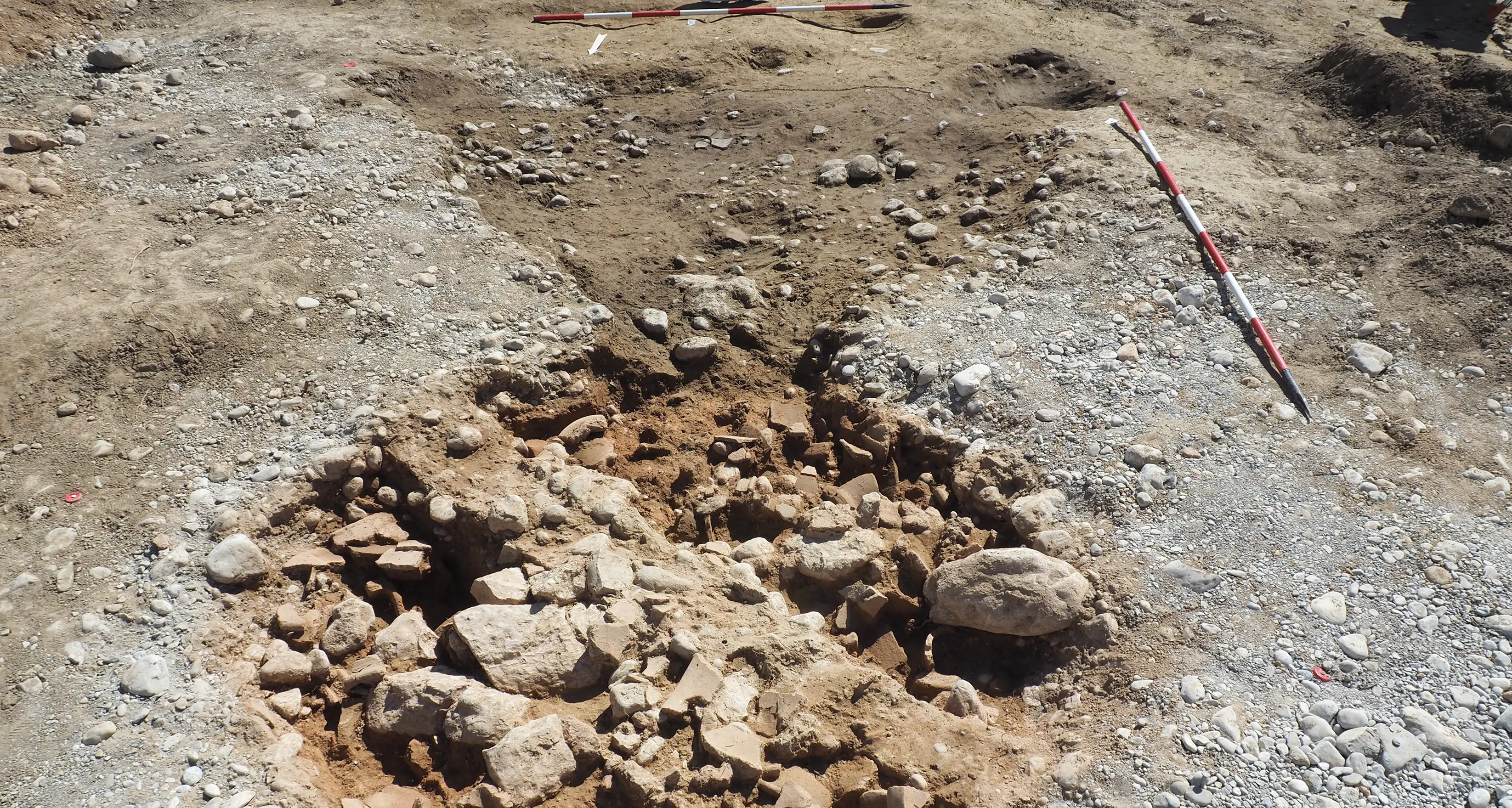 Si scava all’ex Villa San Pietro, e spunta un «ristorante» Retico di 2500 anni fa