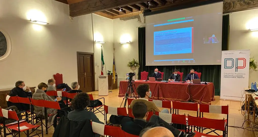 Prima serata del «Dibattito Pubblico» per la circonvallazione ferroviaria di Trento: la Rete dei Cittadini chiede lo spostamento in Destra Adige