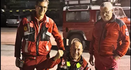 Pieve Tesino, ritrovato un giovane disperso: decisivo il fiuto di Vaja e l’abilità di Christian