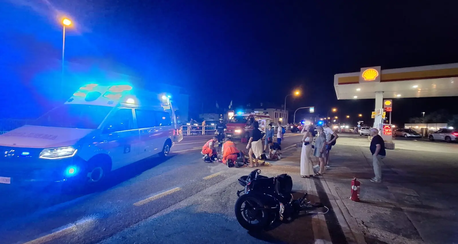 Arco: motociclista di 48 anni si scontra con un furgone di turisti tedeschi