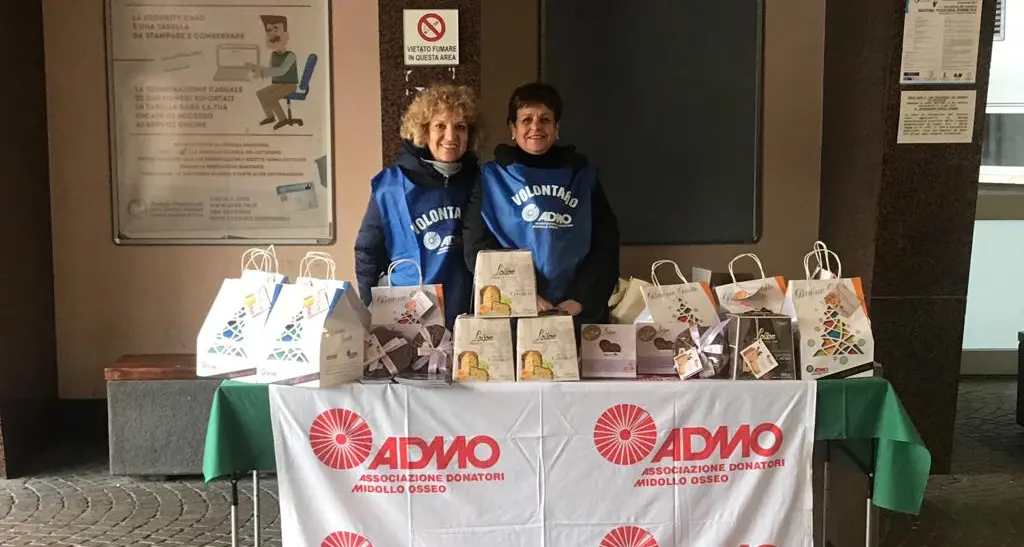 Oltre 150 i volontari di Admo in sessanta piazze trentine