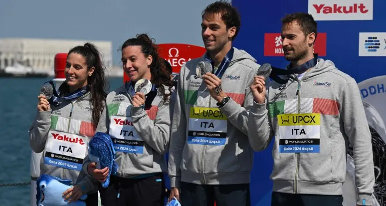 Mondiali di nuoto: la trentina Arianna Bridi d'argento con la staffetta 4x150