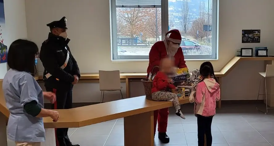 Babbo Natale è arrivato anche nel reparto di Protonterapia di Trento