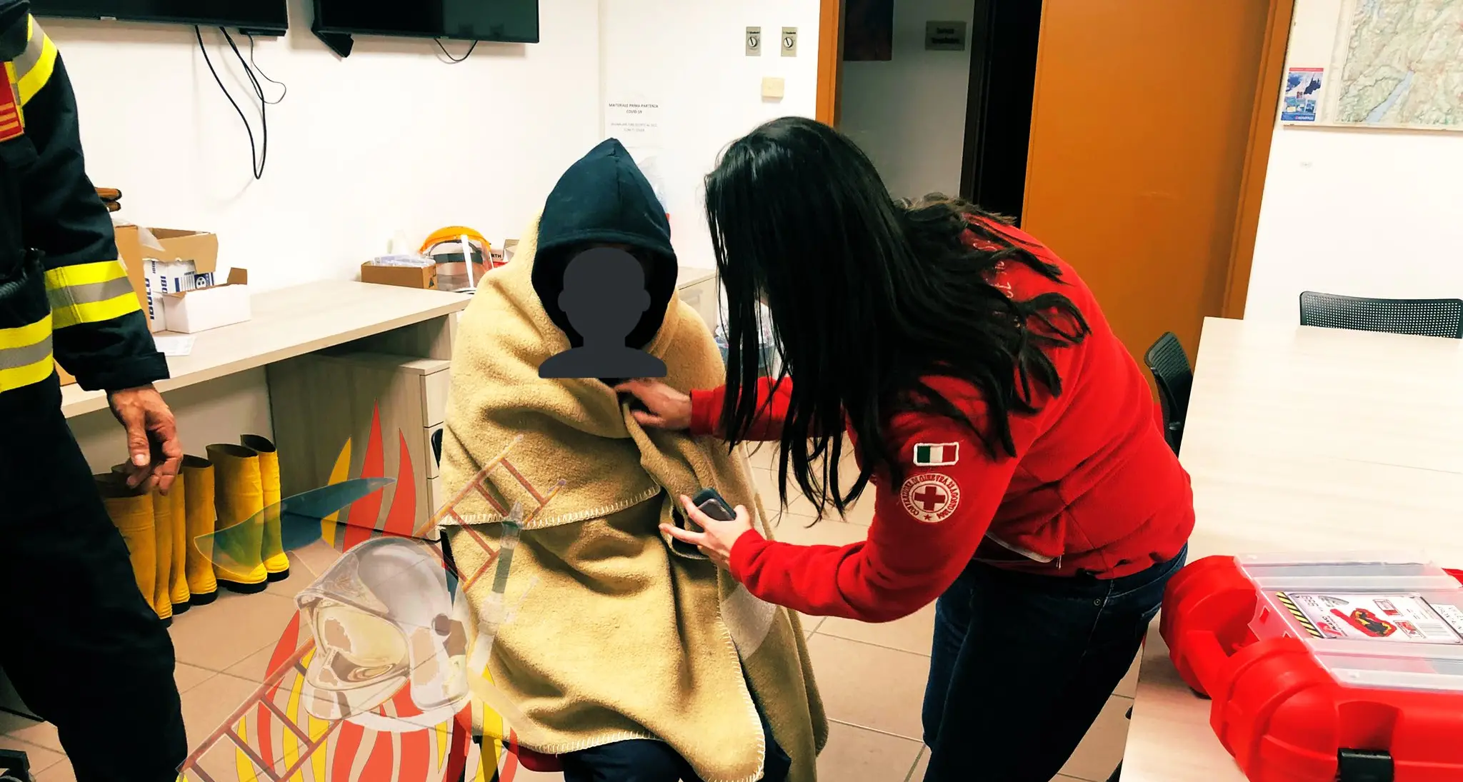 Profugo ucraino ritrovato sano e salvo dopo una notte passata all’addiaccio