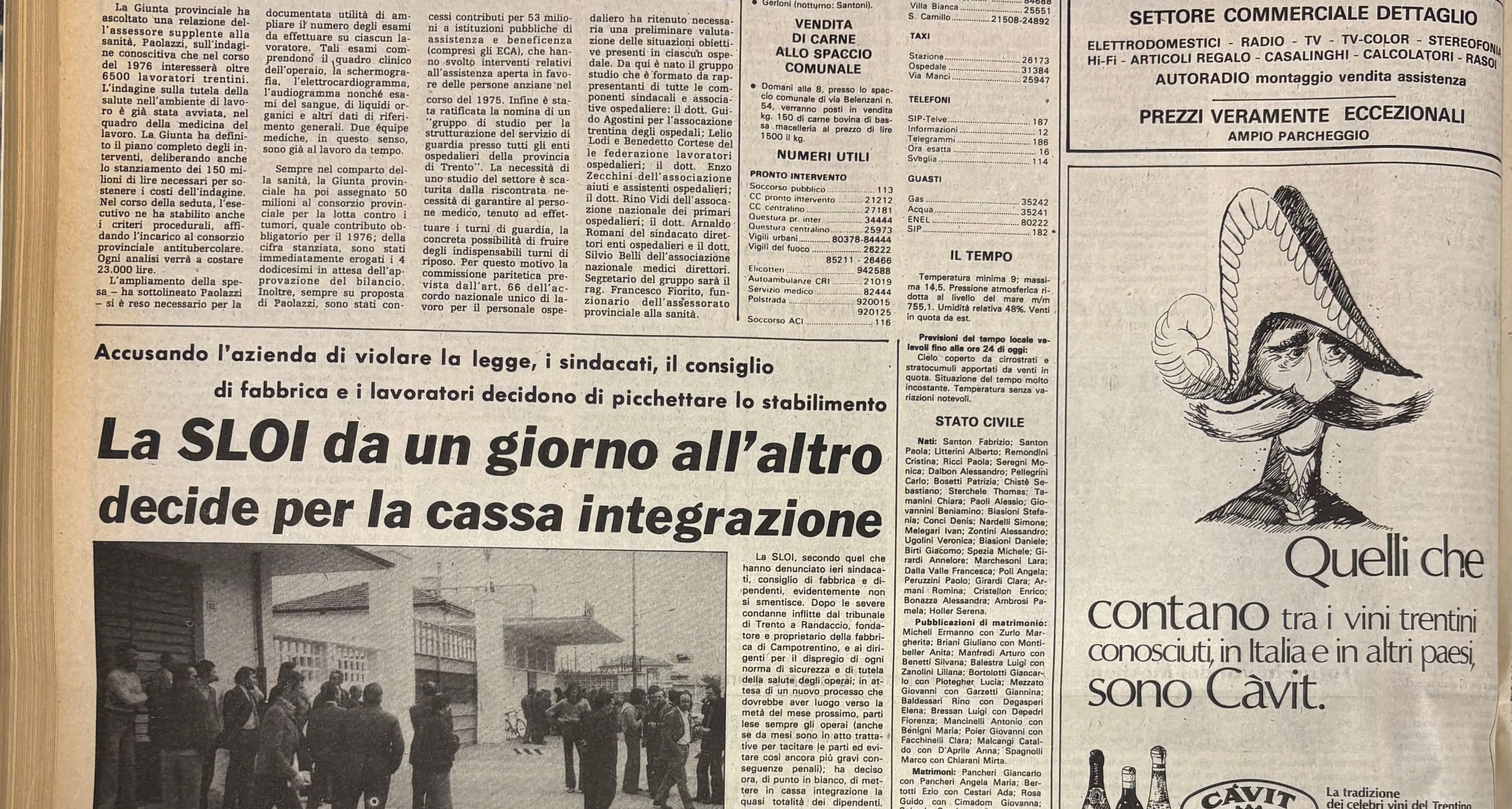 Sloi, cassa integrazione da un giorno all’altro