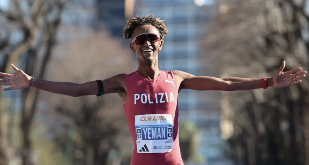 Atletica: Yeman Crippa fa il record italiano di mezza maratona