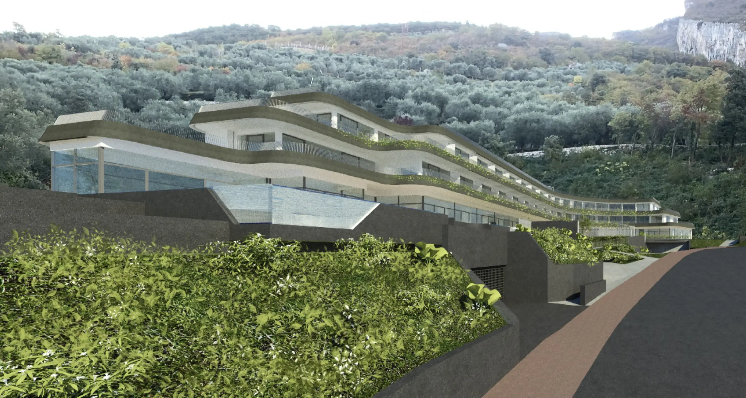 Torbole, un nuovo hotel di lusso alle Busatte (lo costruiscono quelli di Andalo): cantiere da 8 milioni, 1,2 li mette la Provincia