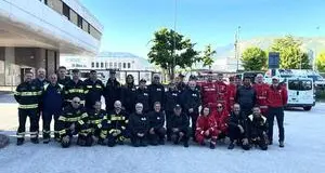 Protezione civile trentina a Roma per la cerimonia di intronizzazione del papa