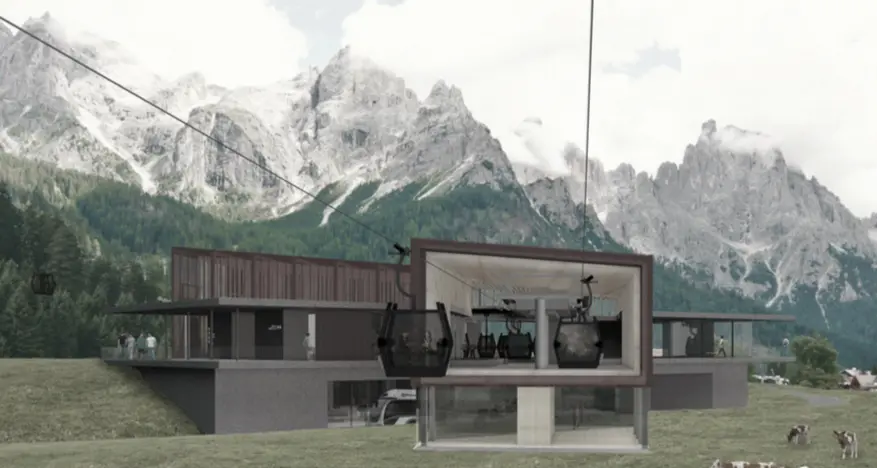 Aggiudicato l'appalto da 55 milioni di euro per la funivia San Martino-Passo Rolle