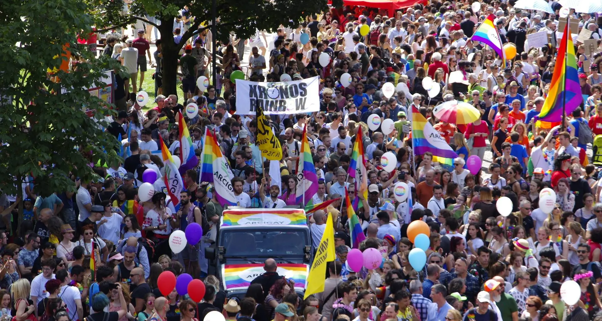 Il ritorno del Dolomiti Pride: nel 2023 a Trento, ma si sta già lavorando all’organizzazione (e intanto pullman per quello di Bologna)