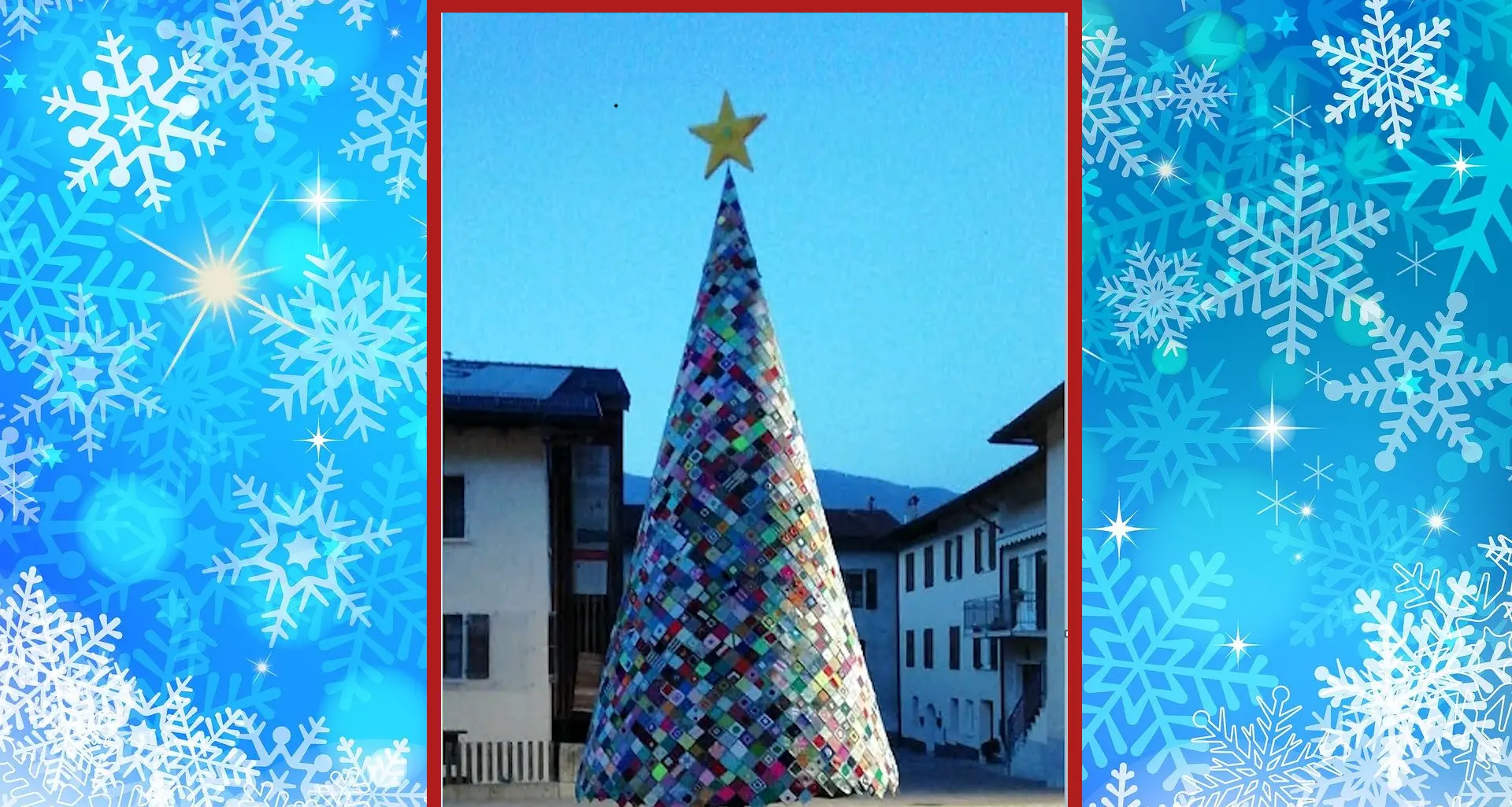 Olle, un albero di Natale colorato di speranza fatto da centinaia di donne