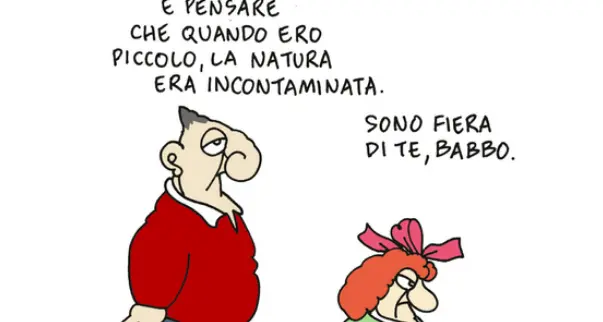 «Papi Mami Bebi»: in un libro La famiglia secondo Altan