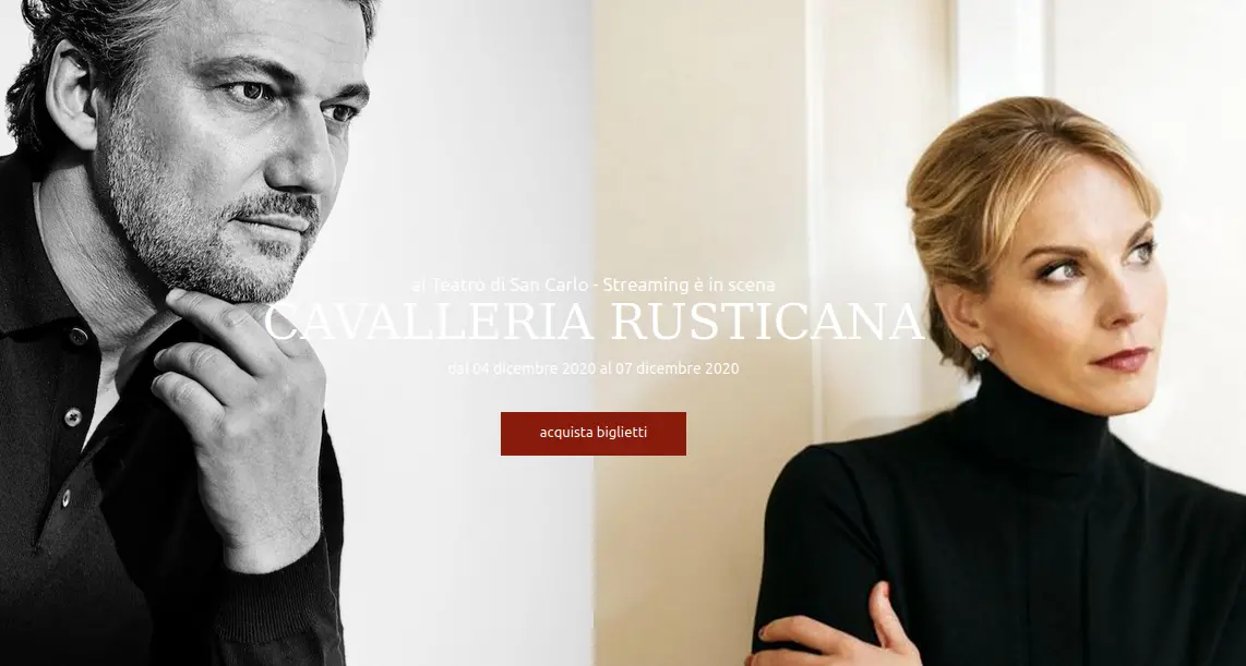 Biglietti a un euro e 9 centesimi e grande successo al San Carlo di Napoli per la Cavalleria Rusticana online