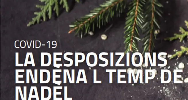 COVID-19: la desposizions endèna l temp de Nadèl Neva ordenanza del president Fugatti