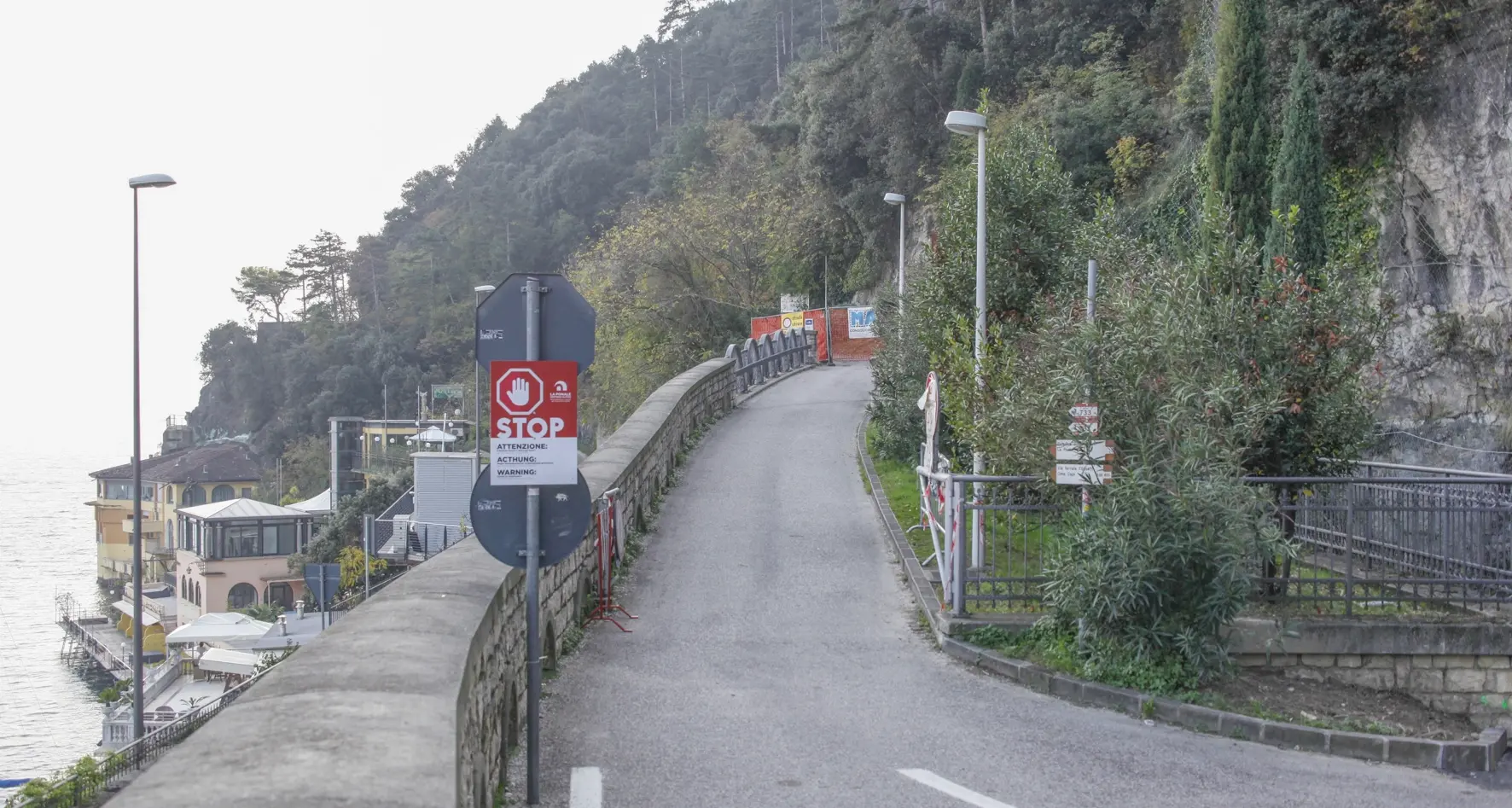 La Ponale è chiusa ma in troppi ci vanno nonostante il divieto