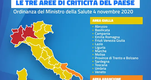 Covid, fra due settimane possibili zone rosse anche in territori di regioni di diverso colore