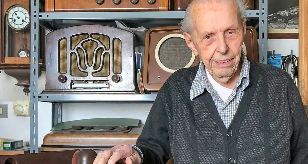 I cent'anni di Gianesini che a Pergine continua ad aggiustare le radio