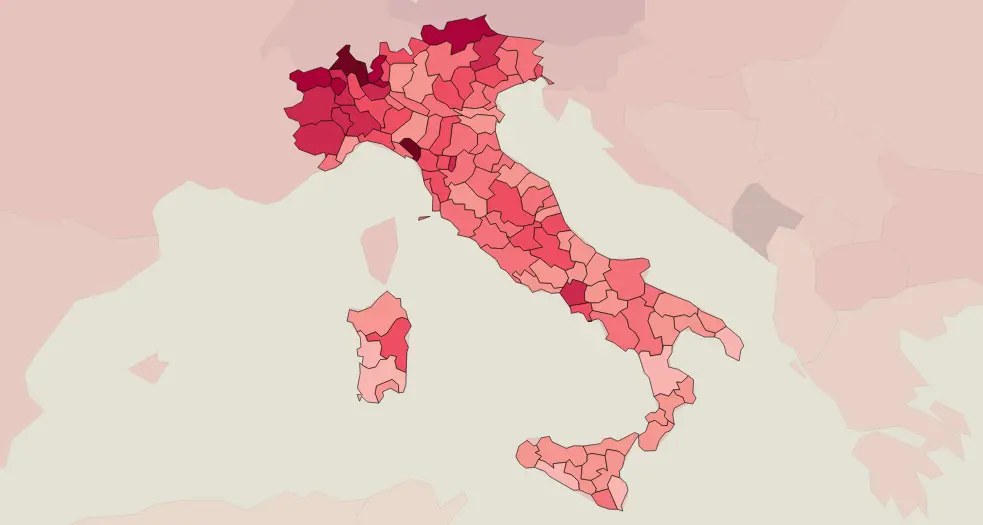 Confronto Regioni-governo sulla classificazione covid Ipotesi suddivisione provinciale