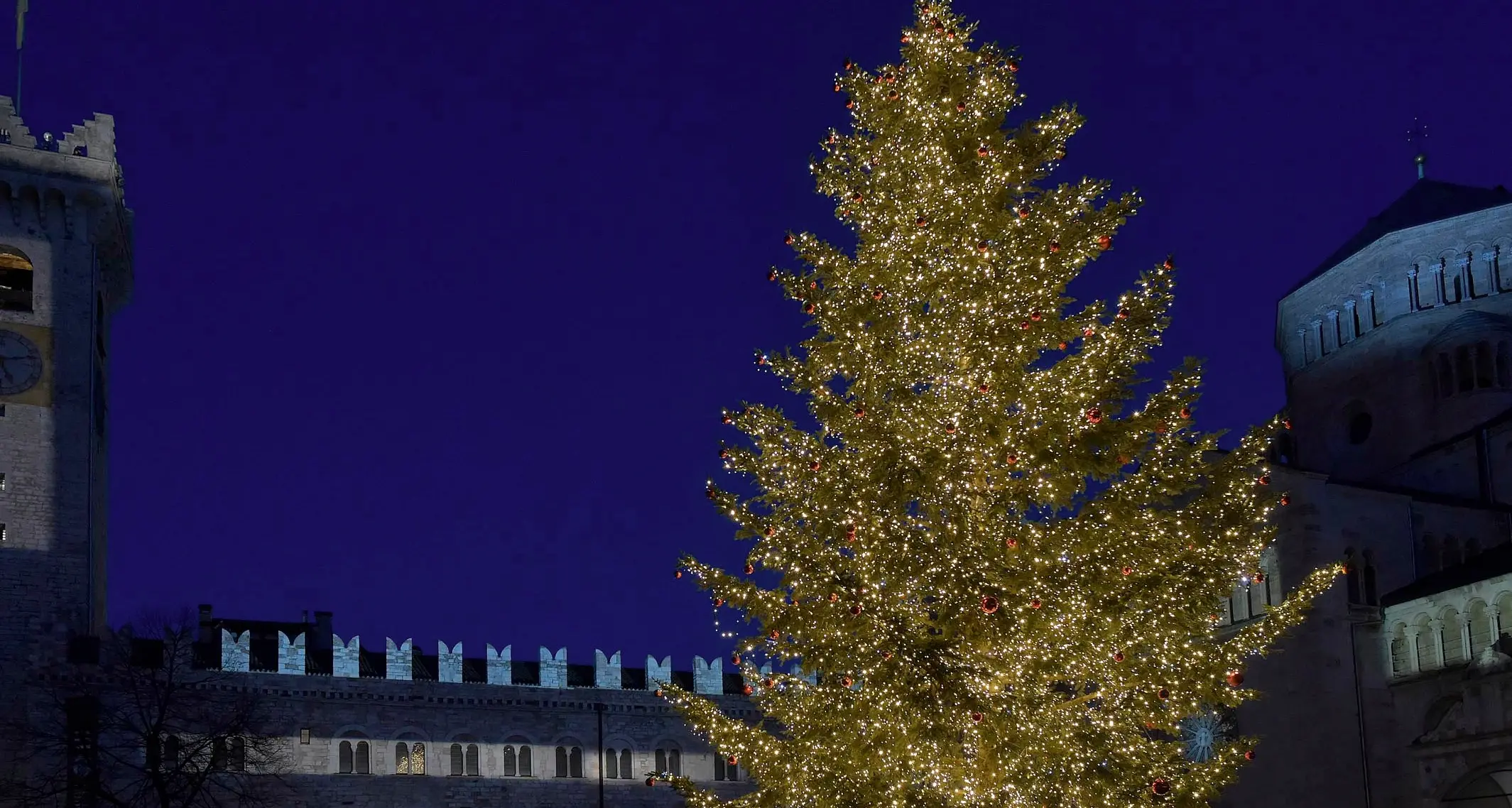 La città accende il Natale e l'albero in piazza: guarda il video