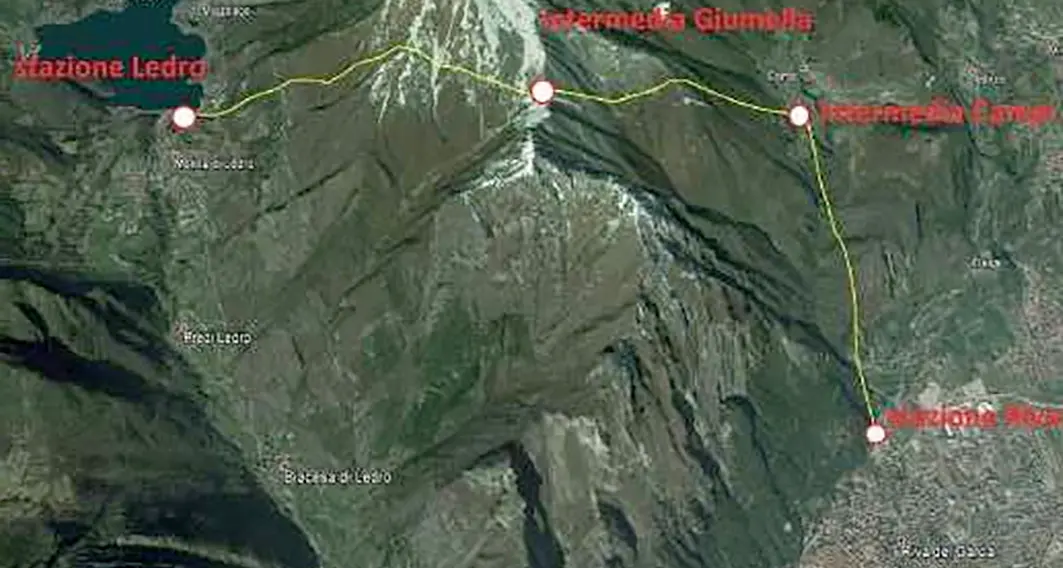 Una nuova mega funivia Riva-Ledro: per la Provincia si fa con i soldi del Recovery