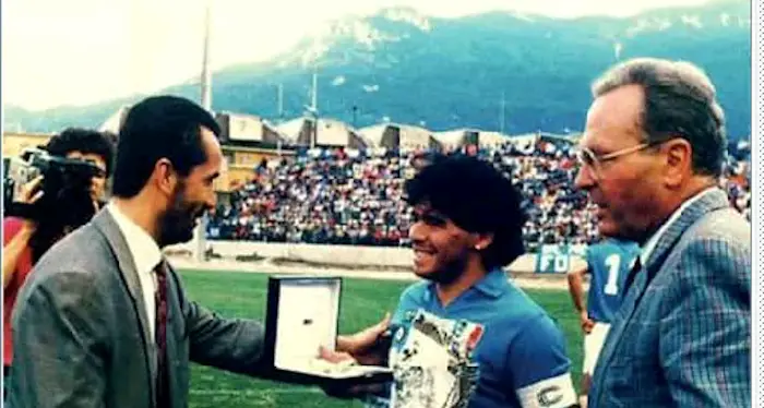 Maradona incanta il Briamasco Quell'amichevole storica con il Trento durante il ritiro dell'agosto 1988