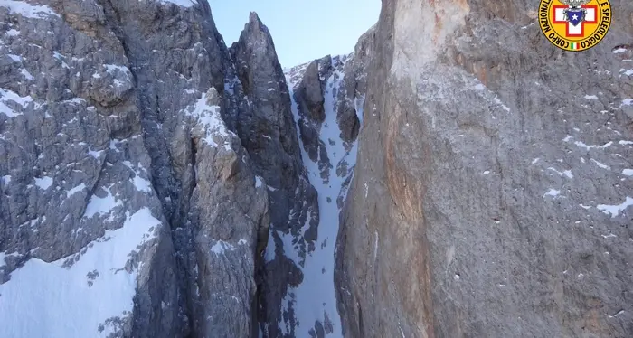 Si sente male mentre arrampica Recuperata con l'elicottero sulla Cima dei Bureloni (Pale)
