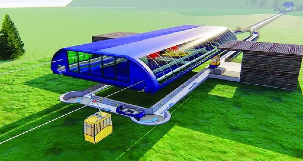 Nuova mobilità: integrazione gomma e fune Ecco l'ibrido \"carbon free\" inventato da Facchin «Primo tratto realizzabile per le Olimpiadi 2026»