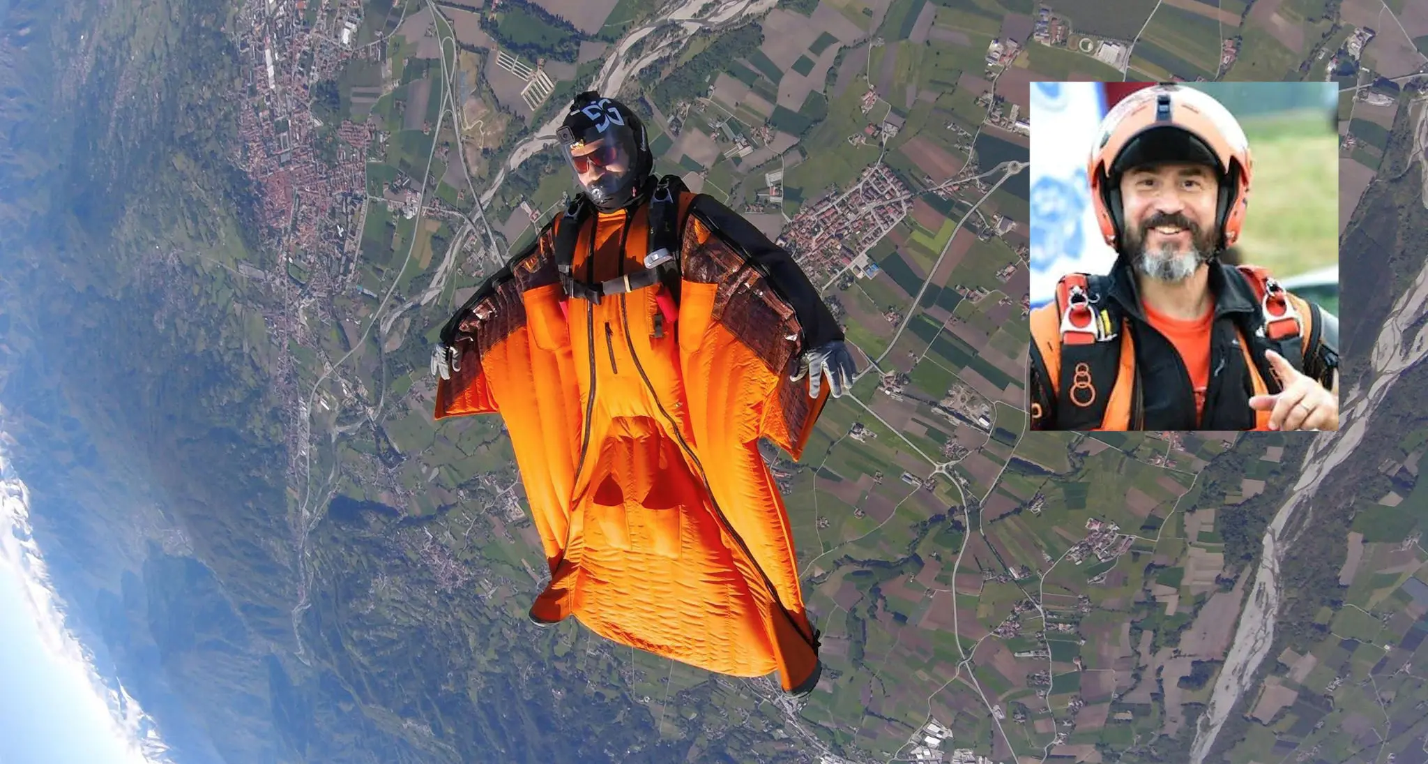 Tragico lancio dai monti Lessini Muore Fabrizio Paciocco, base jumper torinese