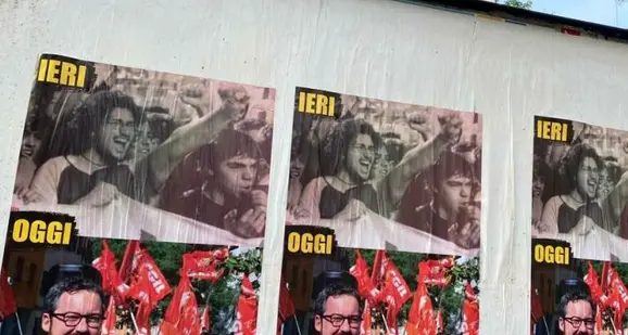 Quei manifesti, l'offesa a Corrado e la politica che urla