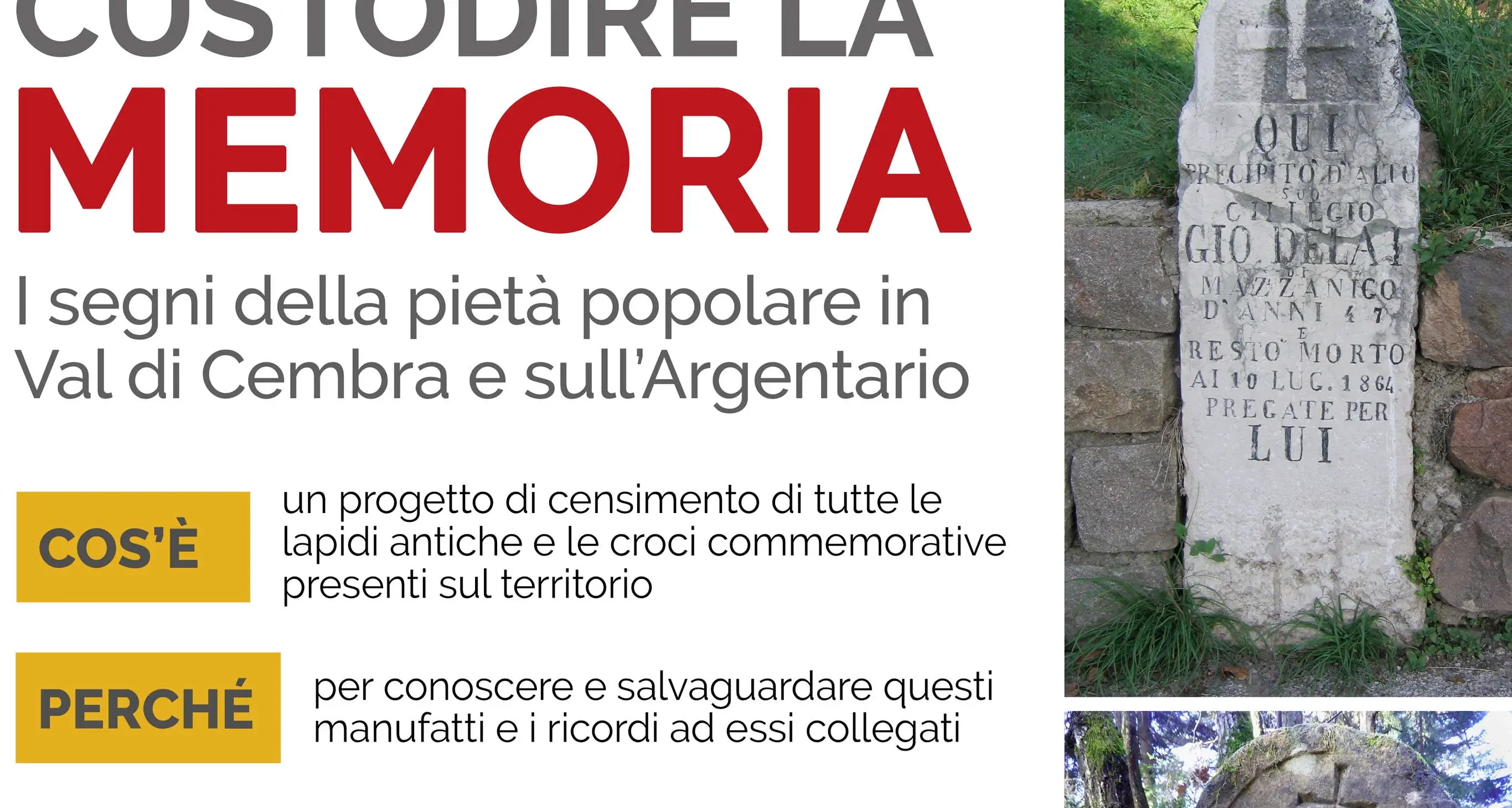 Salvare la memoria rurale: con l'Ecomuseo Argentario a censire lapidi e capitelli