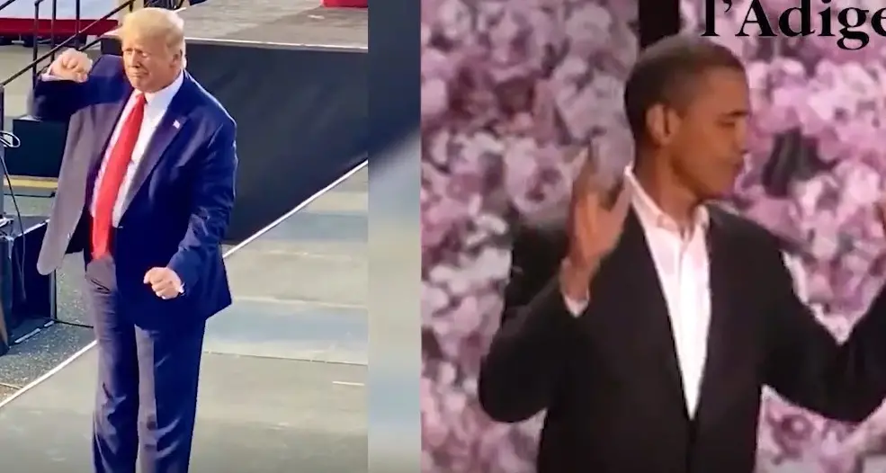 A passo di danza: l’impietoso confronto Trump-Obama