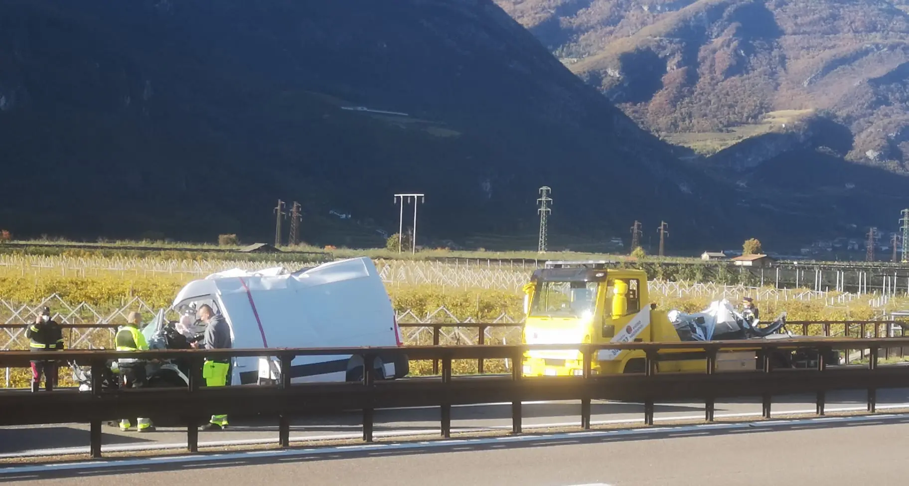 Incidente in A22 a Nomi: la vittima è Thomas Setti magazziniere de \"La Grafica\"