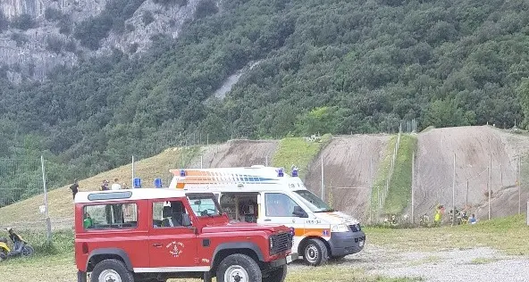 Ferito al crossodromo: soccorso un motociclista