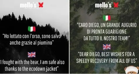 Balasso, il carabiniere aggredito dall'orso: «Salvo grazie al vostro piumino» scrive alla ditta, ne riceve uno nuovo