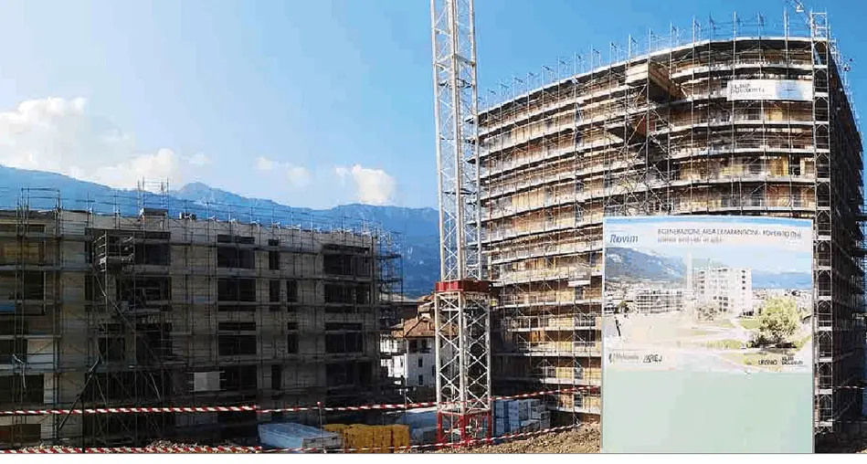 Alla ex Marangoni l'edificio di legno più alto d'Italia