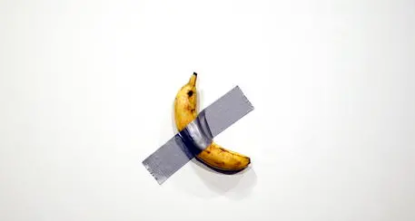 Banana sul muro di Cattelan approda al Guggenheim