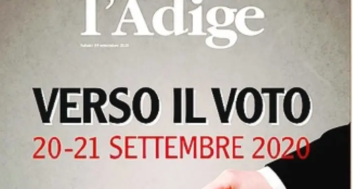 Oggi in regalo con l'Adige in edicola la grande Guida completa al voto Un inserto speciale di 40 pagine