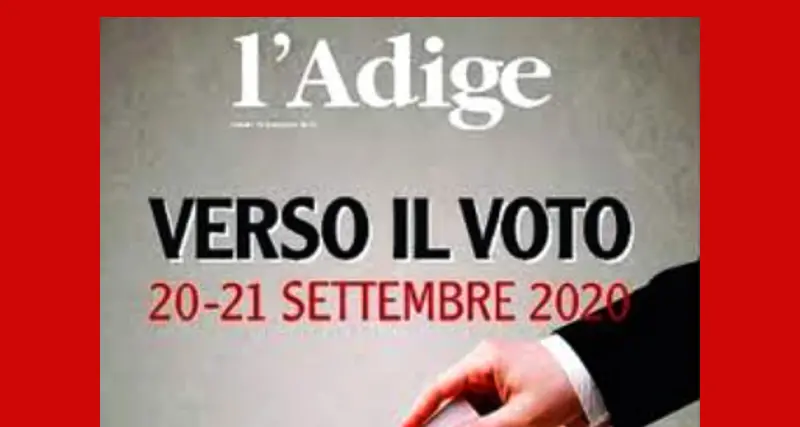 Oggi in regalo con l'Adige la Guida completa al voto Un inserto speciale di 40 pagine