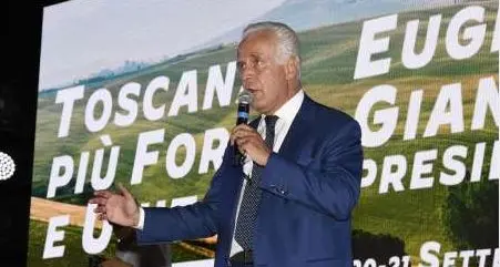 Toscana, successo di Eugenio Giani Distanziata la leghista Ceccardi