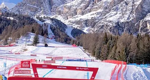 Mondiali di sci a Cortina per 50 mila spettatori (circa 5 mila al giorno)