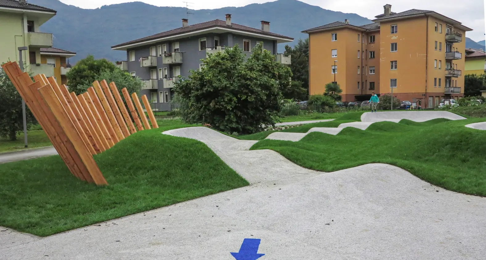 Arco: pronto il «PumpTrack» palestra di mountain bike