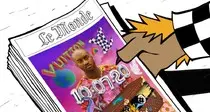 L'uomo Luis Vuitton diventa un cartone animato