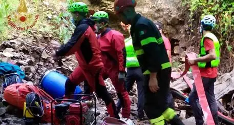 Trovato morto speleologo a Roccamorice, recuperata la salma