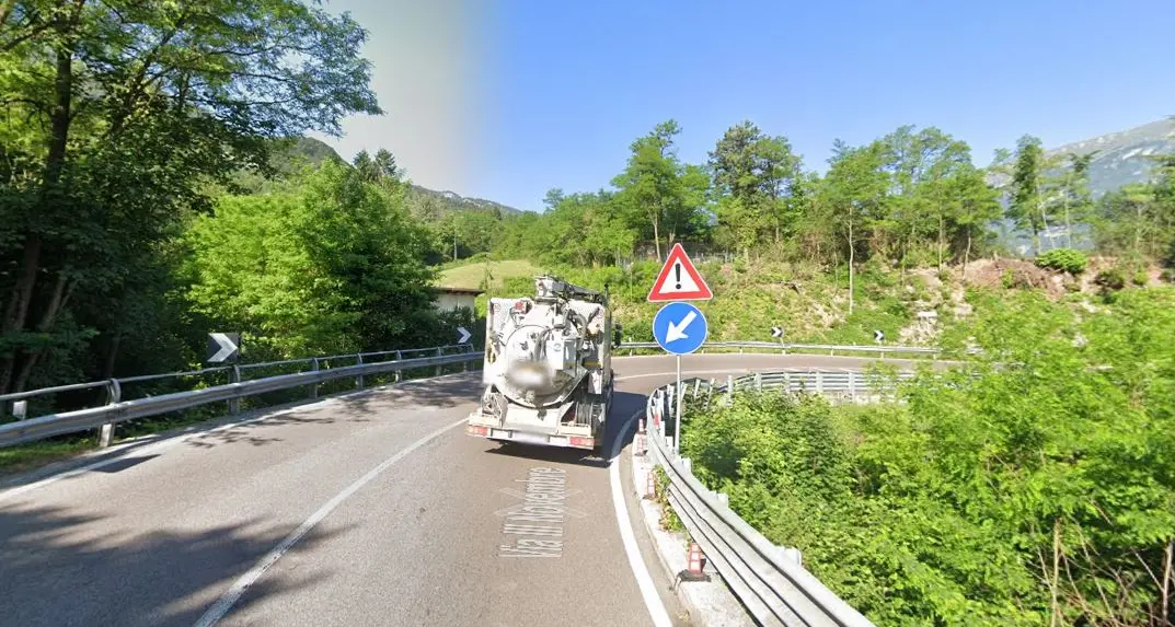 Dalla Provincia 1,5 milioni per rettificare la curva «del Palloncino» a Vigolo Baselga