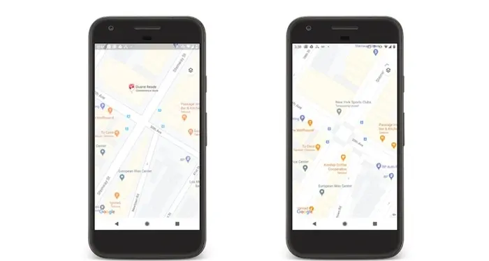Le nuove Google Maps con sfondi «naturali» per leggere il paesaggio