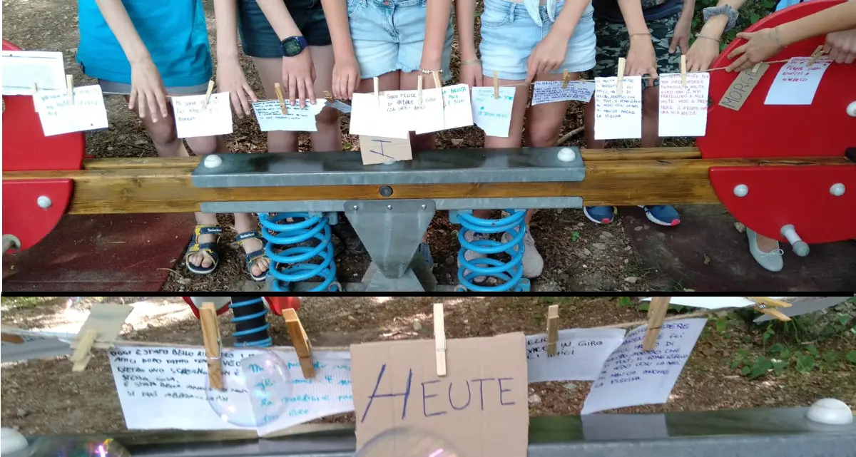 La maestra con i bambini al parco perché la fine della scuola sia un inizio «C'era il forte bisogno di ritrovarsi»