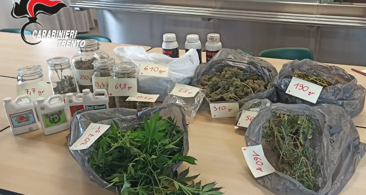 Trovato con 2 chili di marijuana: arrestato un 30enne di Borgo